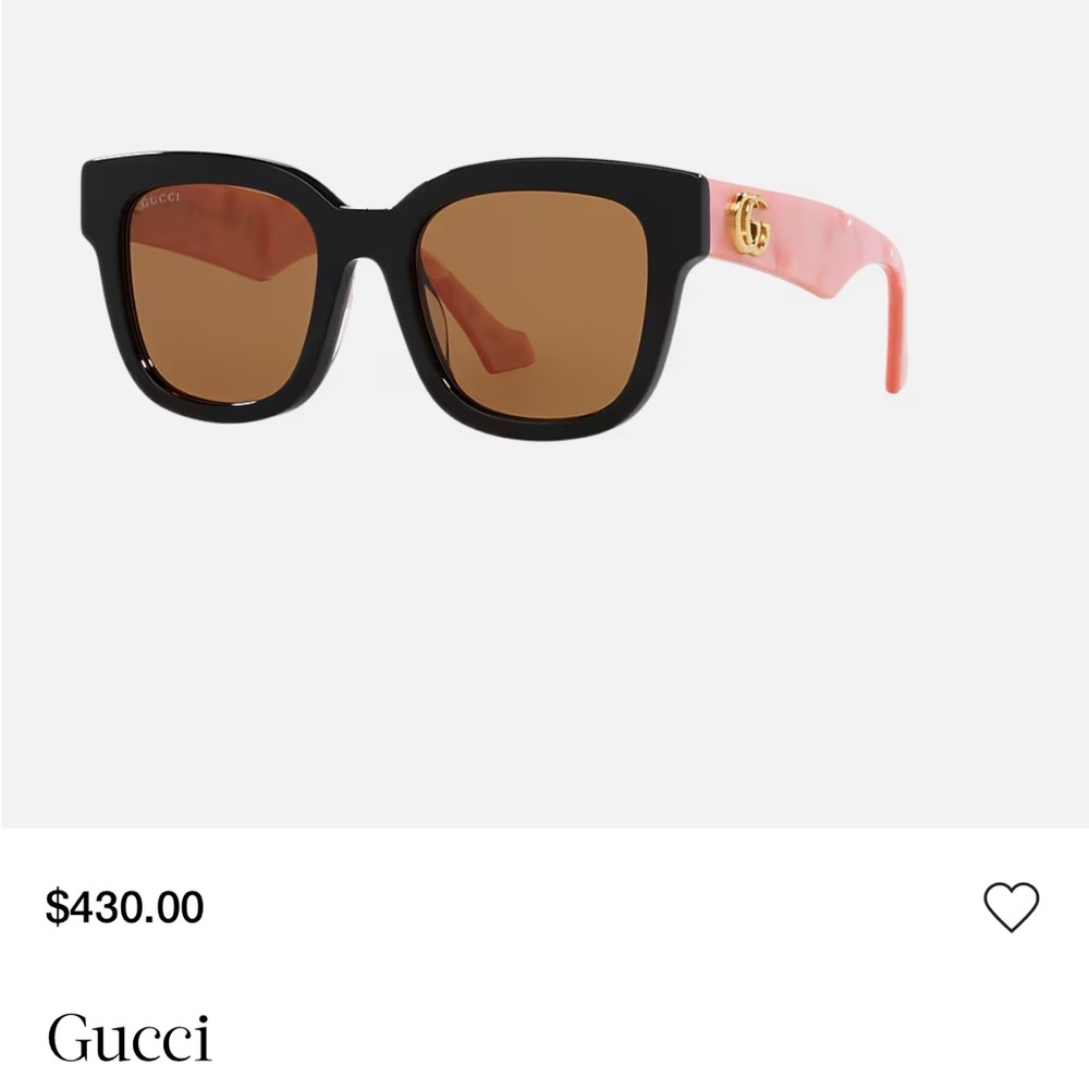Gucci sunglasses pink frame GG 0098S